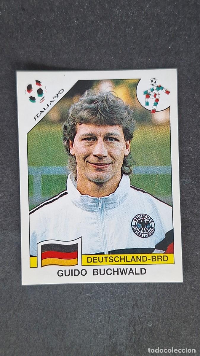 Figurine di Calcio: L3 GUIDO BUCHWALD SELECCION ALEMANIA 255 MUNDIAL ITALIA 90 1990 PANINI NUNCA PEGADO SIN PEGAR