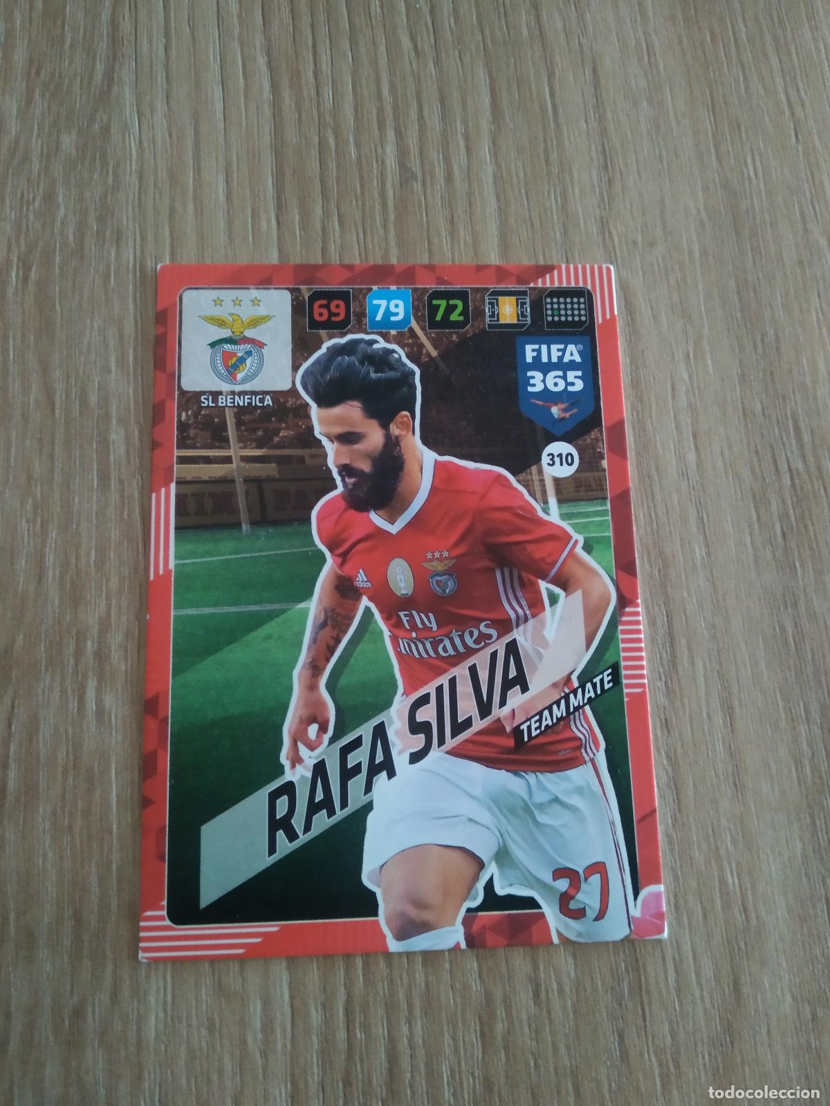 Cromos de F&uacute;tbol: 310 RAFA SILVA BENFICA CROMO FUTBOL PANINI ADRENALYN 17-18 FIFA 365 2017-2018