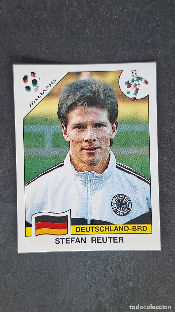 Cromos de F&uacute;tbol: L3 STEFAN REUTER SELECCION ALEMANIA 257 MUNDIAL ITALIA 90 1990 PANINI NUNCA PEGADO SIN PEGAR