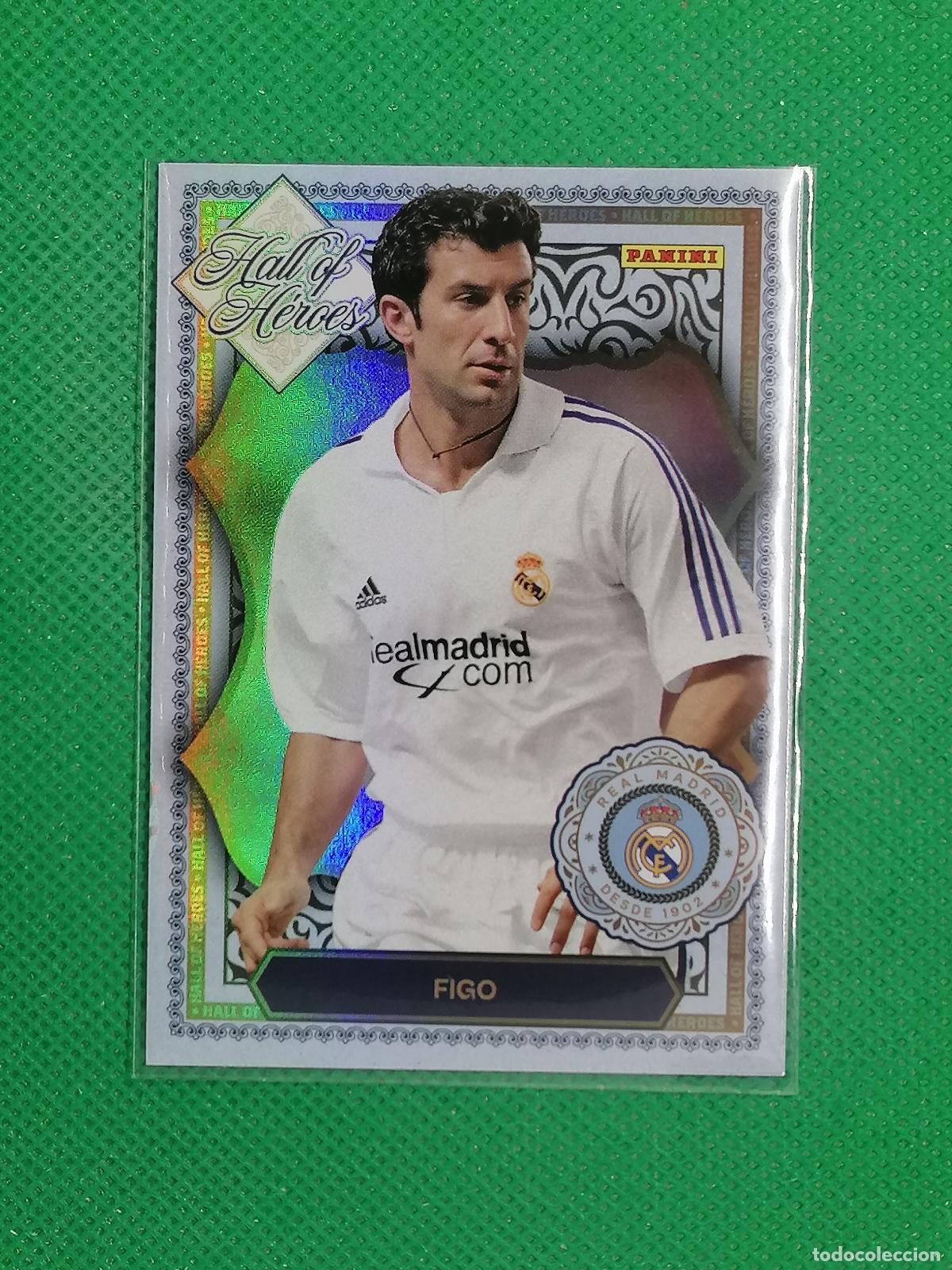 Cromos de F&uacute;tbol: HH4 FIGO HALL OF HEROES ⚽ PANINI CLUB REAL MADRID CARD 25 26 2025 2026 ⚽