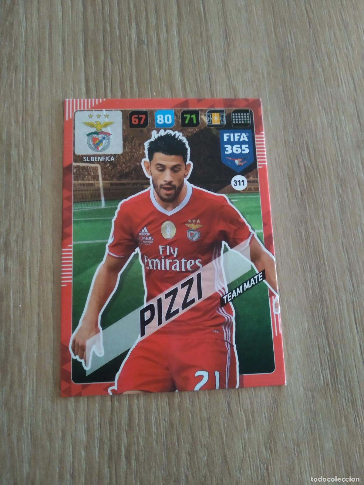 Cromos de F&uacute;tbol: 311 PIZZI BENFICA CROMO FUTBOL PANINI ADRENALYN 17-18 FIFA 365 2017-2018