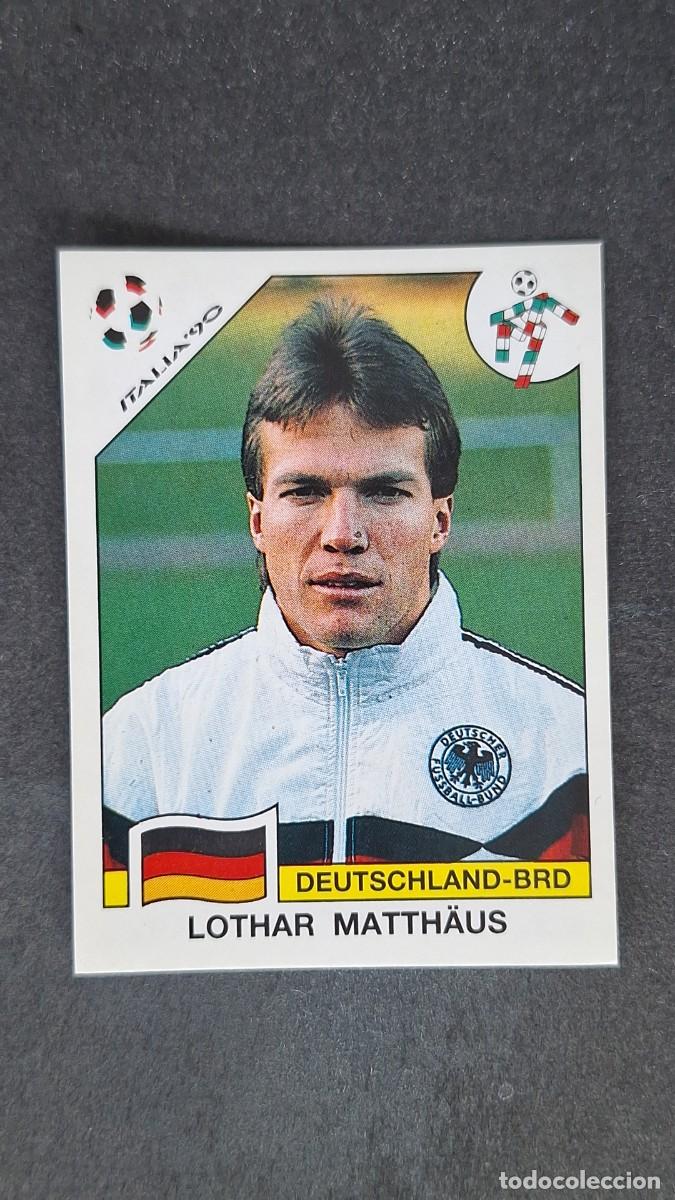 Cromos de F&uacute;tbol: L3 LOTHAR MATTH&Auml;US SELECCION ALEMANIA 259 MUNDIAL ITALIA 90 1990 PANINI NUNCA PEGADO SIN PEGAR