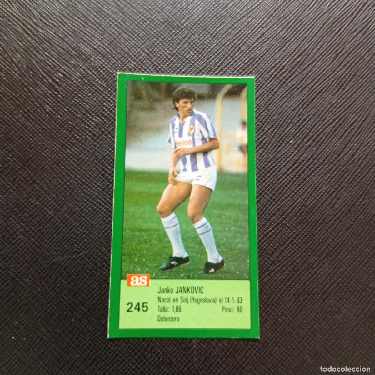 Cromos de F&uacute;tbol: 245 JANKOVIC VALLADOLID AS 1988 1989 CROMO FUTBOL LIGA 88 89 - SIN PEGAR - A103 PG343