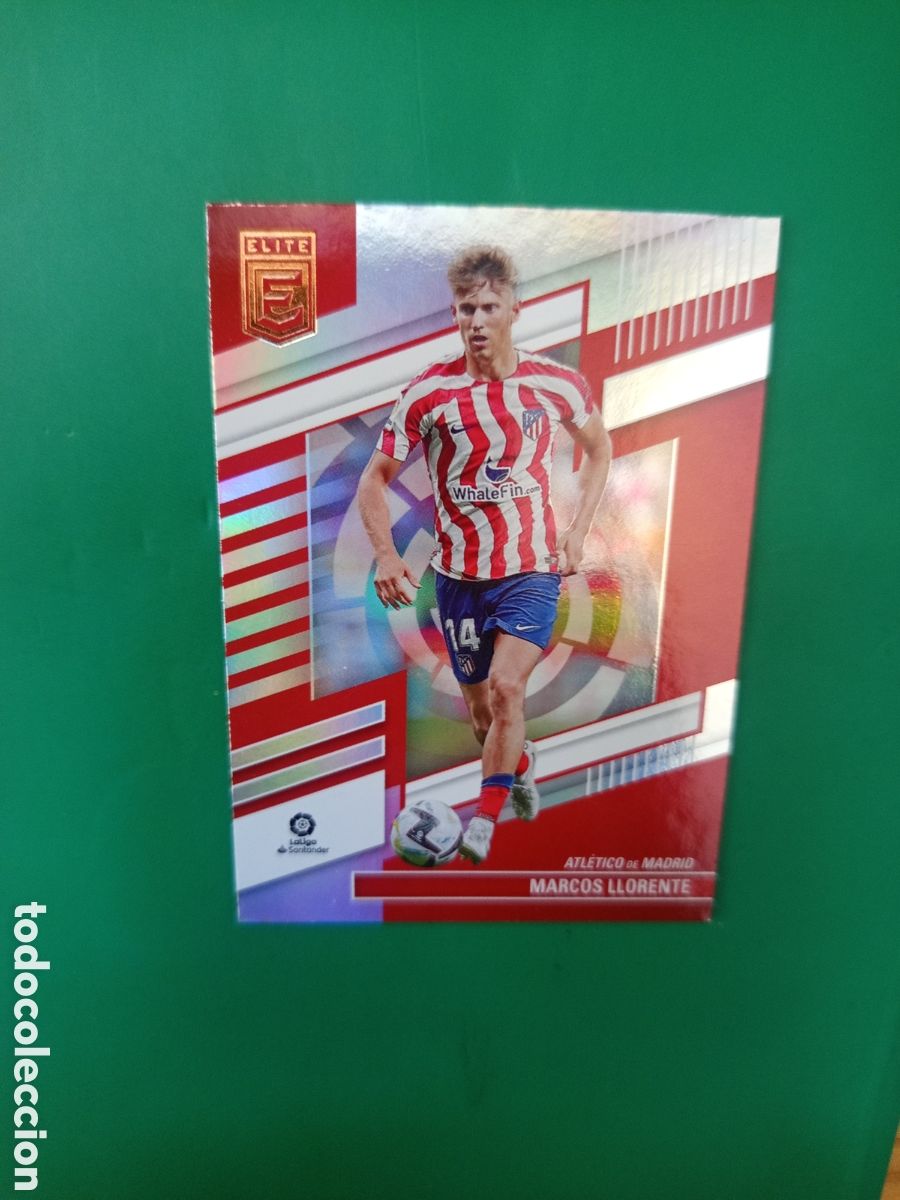 Figurine di Calcio: ❇️ CROMO ⚽ CARD MARCOS LLORENTE ATL&Eacute;TICO DE MADRID 28 22 23 2022 2023 ELITE DONRUSS ❇️