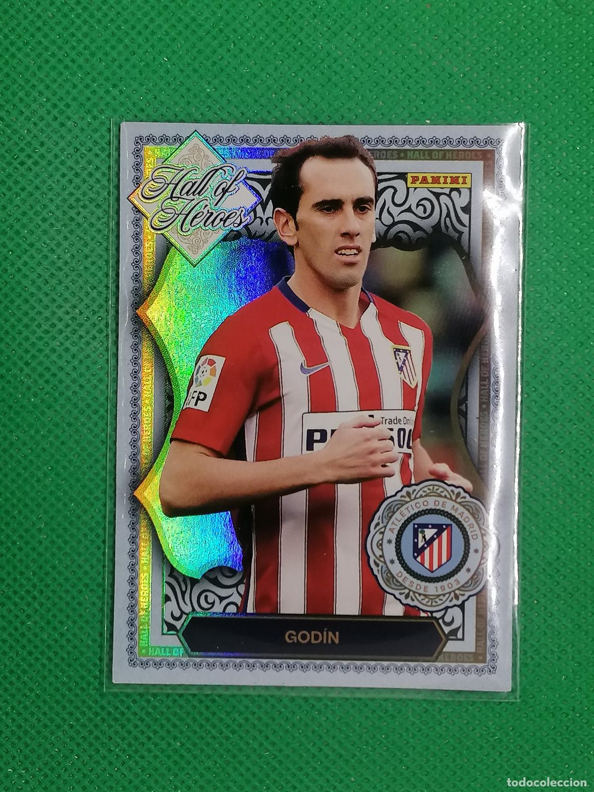 Cromos de F&uacute;tbol: HH5 GODIN HALL OF HEROES ⚽ PANINI CLUB ATLETICO MADRID CARD 25 26 2025 2026 ⚽