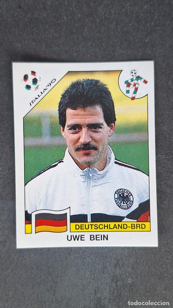 Cromos de F&uacute;tbol: L3 UWE BEIN SELECCION ALEMANIA 261 MUNDIAL ITALIA 90 1990 PANINI NUNCA PEGADO SIN PEGAR