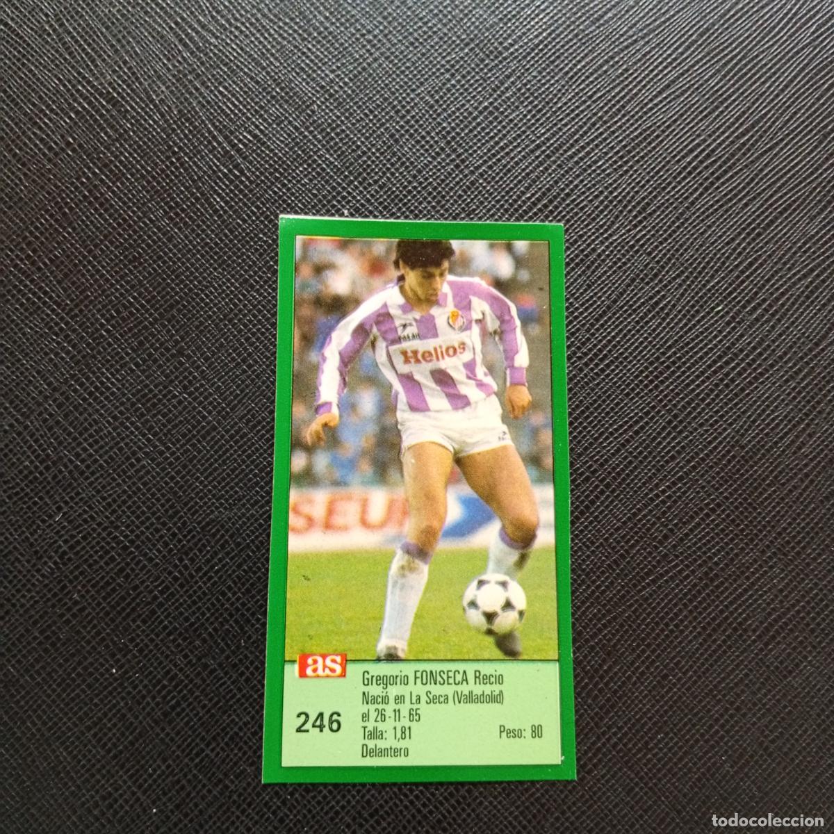Cromos de F&uacute;tbol: 246 FONSECA VALLADOLID AS 1988 1989 CROMO FUTBOL LIGA 88 89 - SIN PEGAR - A103 PG352
