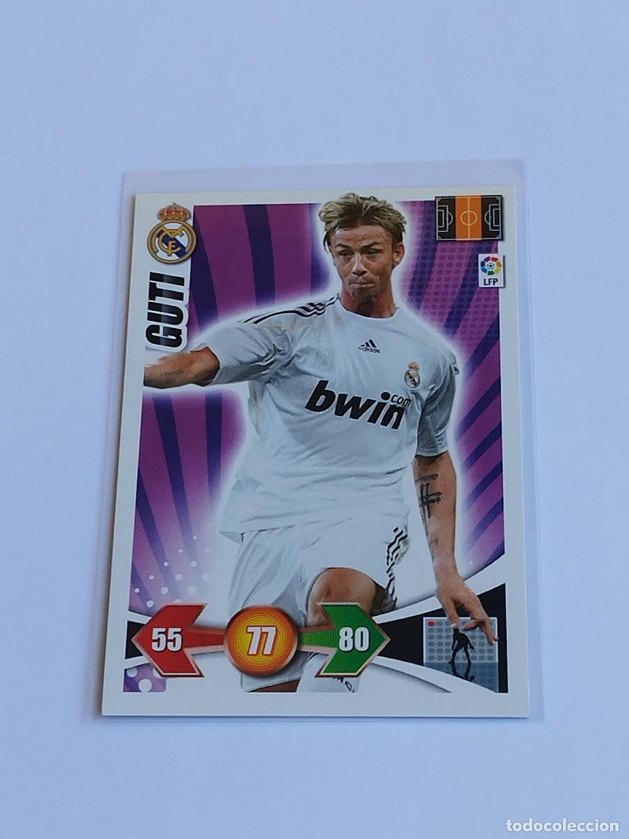 Cromos de Futebol: GUTI REAL MADRID - ADRENALYN XL LA LIGA BBVA 2009 2010 - PANINI 09 10 CROMO FUTBOL