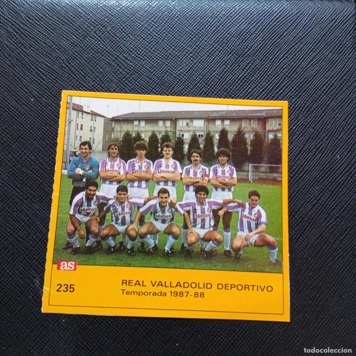 Cromos de F&uacute;tbol: 235 VALLADOLID ALINEACION AS 1987 1988 CROMO FUTBOL LIGA 87 88 - SIN PEGAR - BL2 C