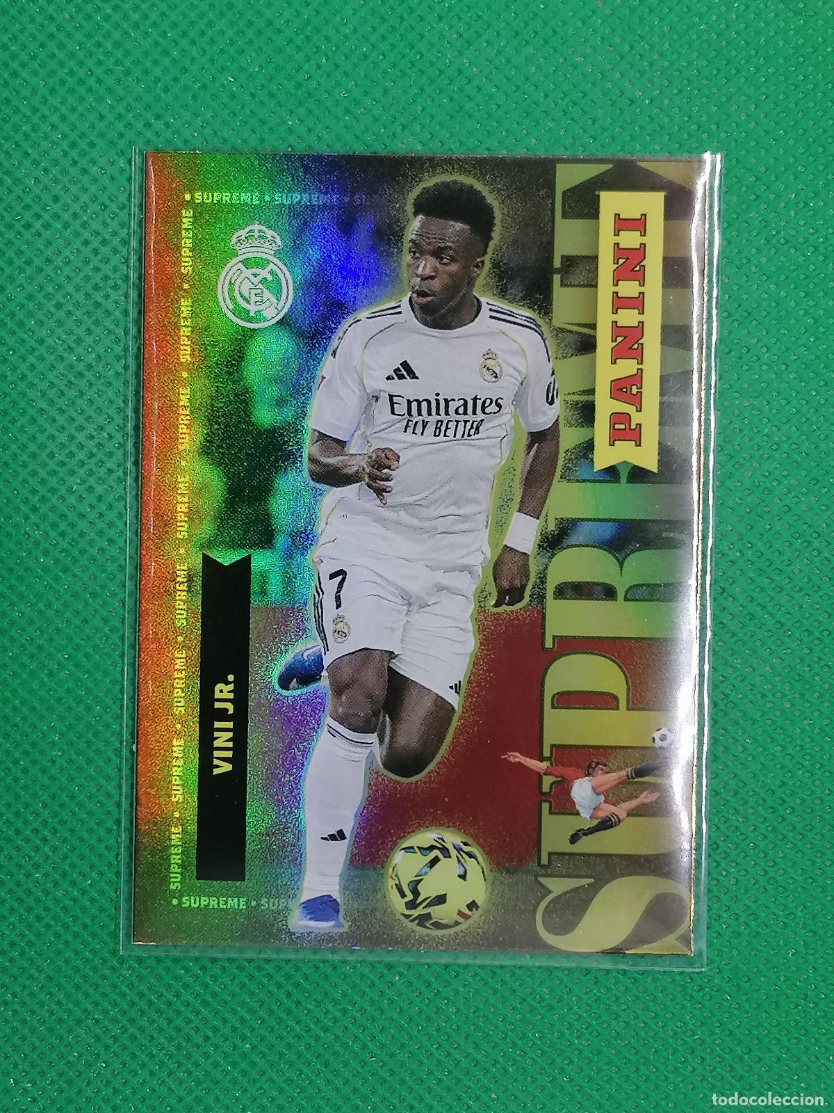 Cromos de F&uacute;tbol: S2 VINI JR SUPREME ⚽ PANINI CLUB REAL MADRID CARD 25 26 2025 2026 ⚽