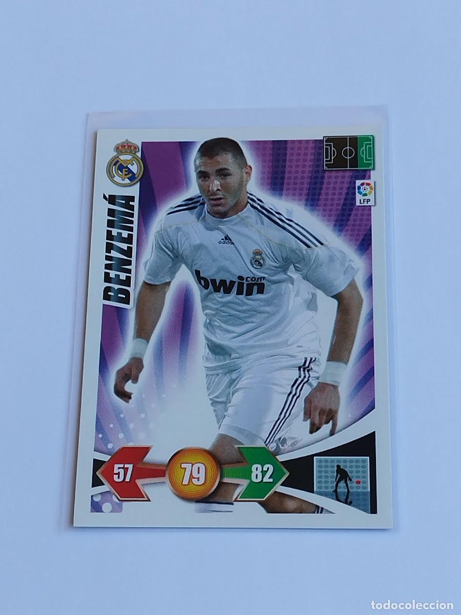 Cromos de F&uacute;tbol: BENZEMA REAL MADRID - ADRENALYN XL LA LIGA BBVA 2009 2010 - PANINI 09 10 CROMO FUTBOL