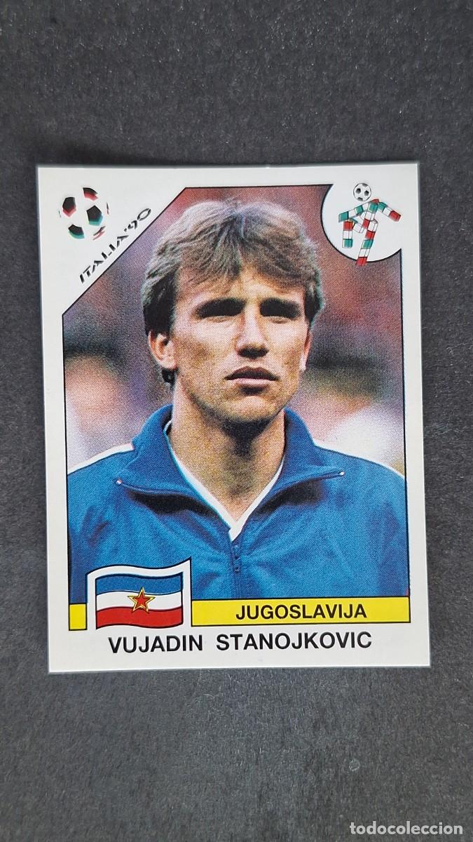 Cromos de F&uacute;tbol: L3 VUJADIN STANOJKOVIC SELECCION YUGOSLAVIA 271 MUNDIAL ITALIA 90 1990 PANINI NUNCA PEGADO SIN PEGAR