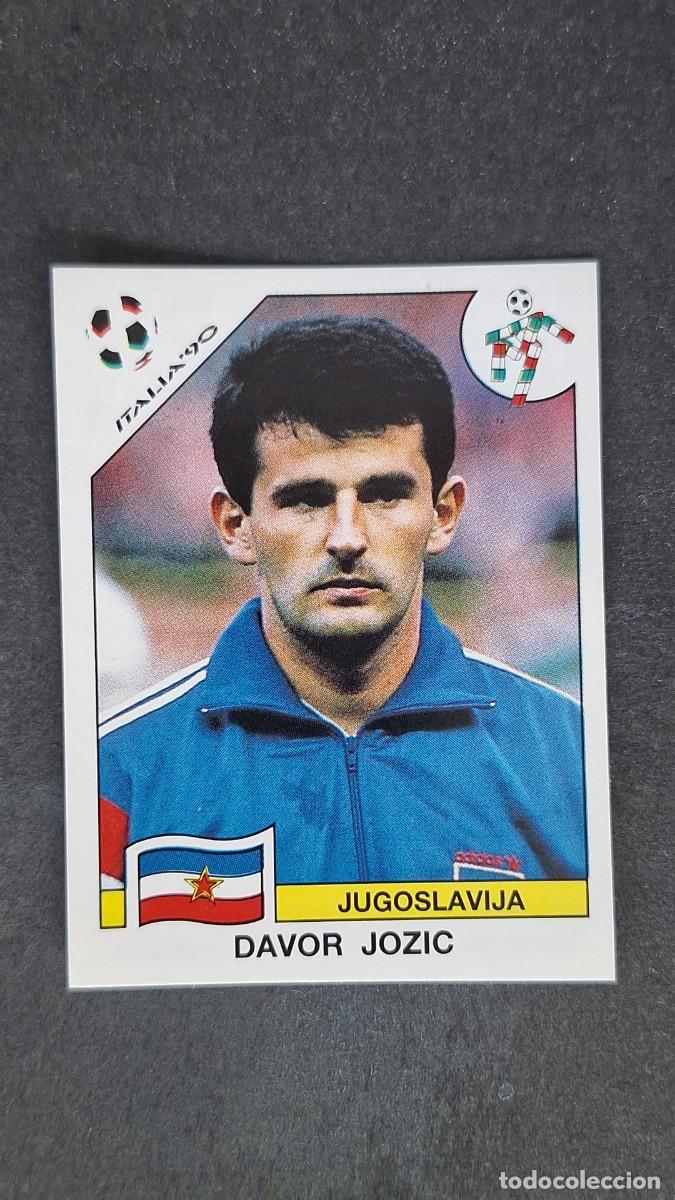 Cromos de F&uacute;tbol: L3 DAVOR JOZIC SELECCION YUGOSLAVIA 272 MUNDIAL ITALIA 90 1990 PANINI NUNCA PEGADO SIN PEGAR