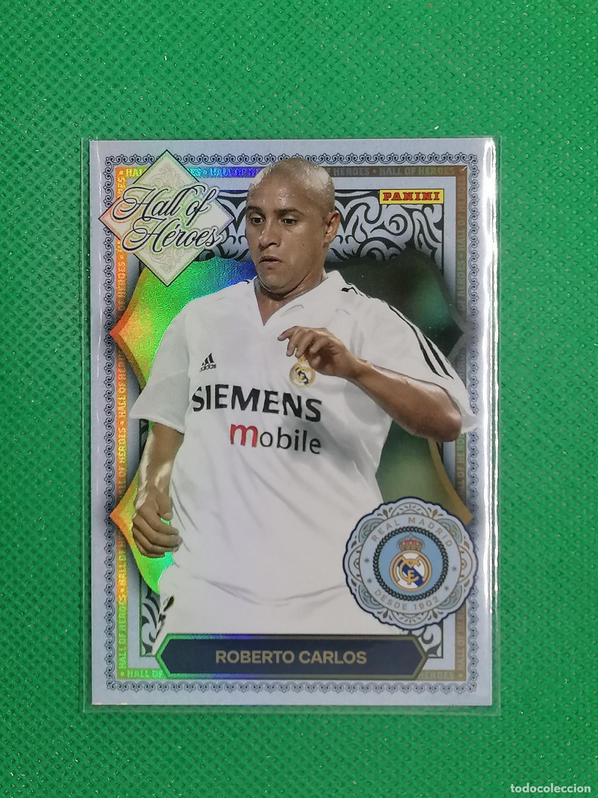 Cromos de F&uacute;tbol: HH3 ROBERTO CARLOS HALL OF HEROES ⚽ PANINI CLUB REAL MADRID CARD 25 26 2025 2026 ⚽
