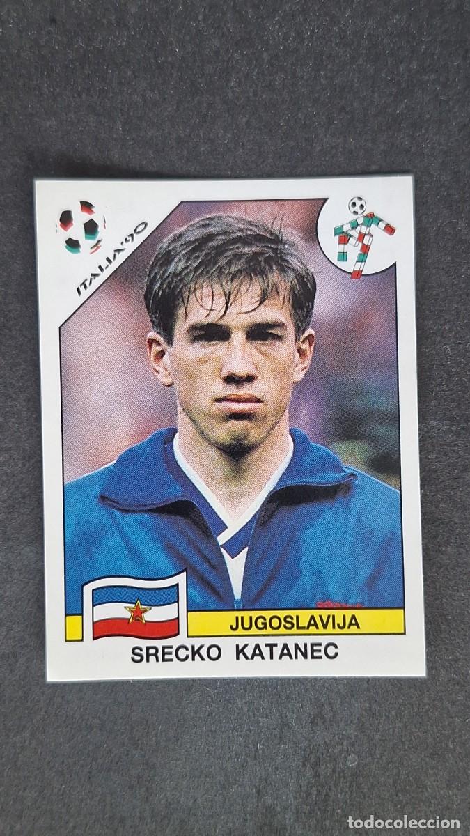 Cromos de F&uacute;tbol: L3 SRECKO KATANEC SELECCION YUGOSLAVIA 277 MUNDIAL ITALIA 90 1990 PANINI NUNCA PEGADO SIN PEGAR
