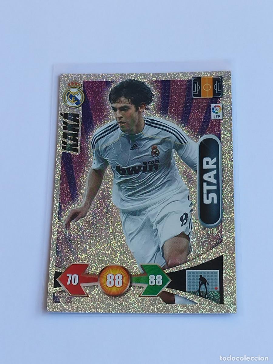 Cromos de F&uacute;tbol: KAK&Aacute; STAR BRILLANTINA FINA REAL MADRID - ADRENALYN XL LA LIGA BBVA 2009 2010 - PANINI 09 10 CROMO