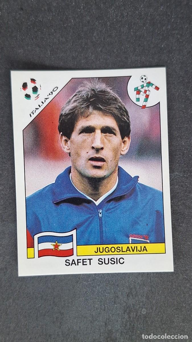 Cromos de F&uacute;tbol: L3 SAFET SUSIC SELECCION YUGOSLAVIA 280 MUNDIAL ITALIA 90 1990 PANINI NUNCA PEGADO SIN PEGAR