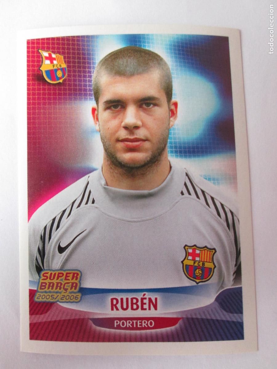 Cromos de F&uacute;tbol: #59 RUB&Eacute;N BARCELONA 05 06 SUPER BAR&Ccedil;A 2005 2006 PANINI CROMO SIN PEGAR