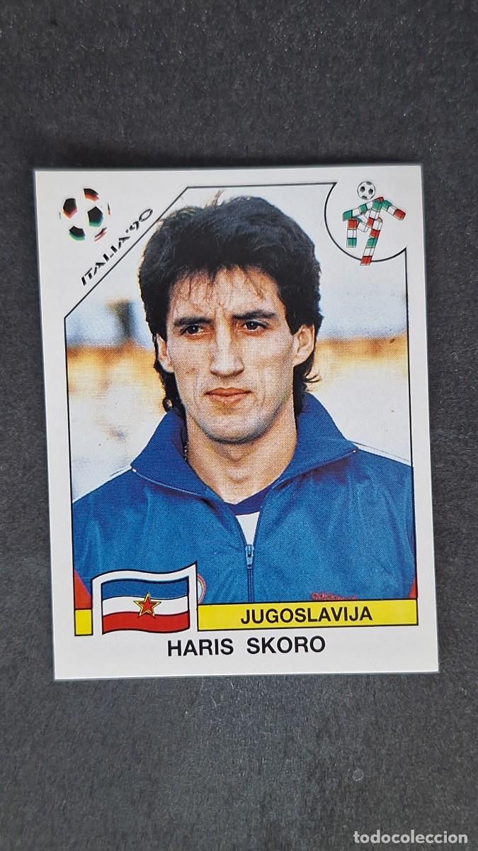 Cromos de F&uacute;tbol: L3 HARIS SKORO SELECCION YUGOSLAVIA 285 MUNDIAL ITALIA 90 1990 PANINI NUNCA PEGADO SIN PEGAR