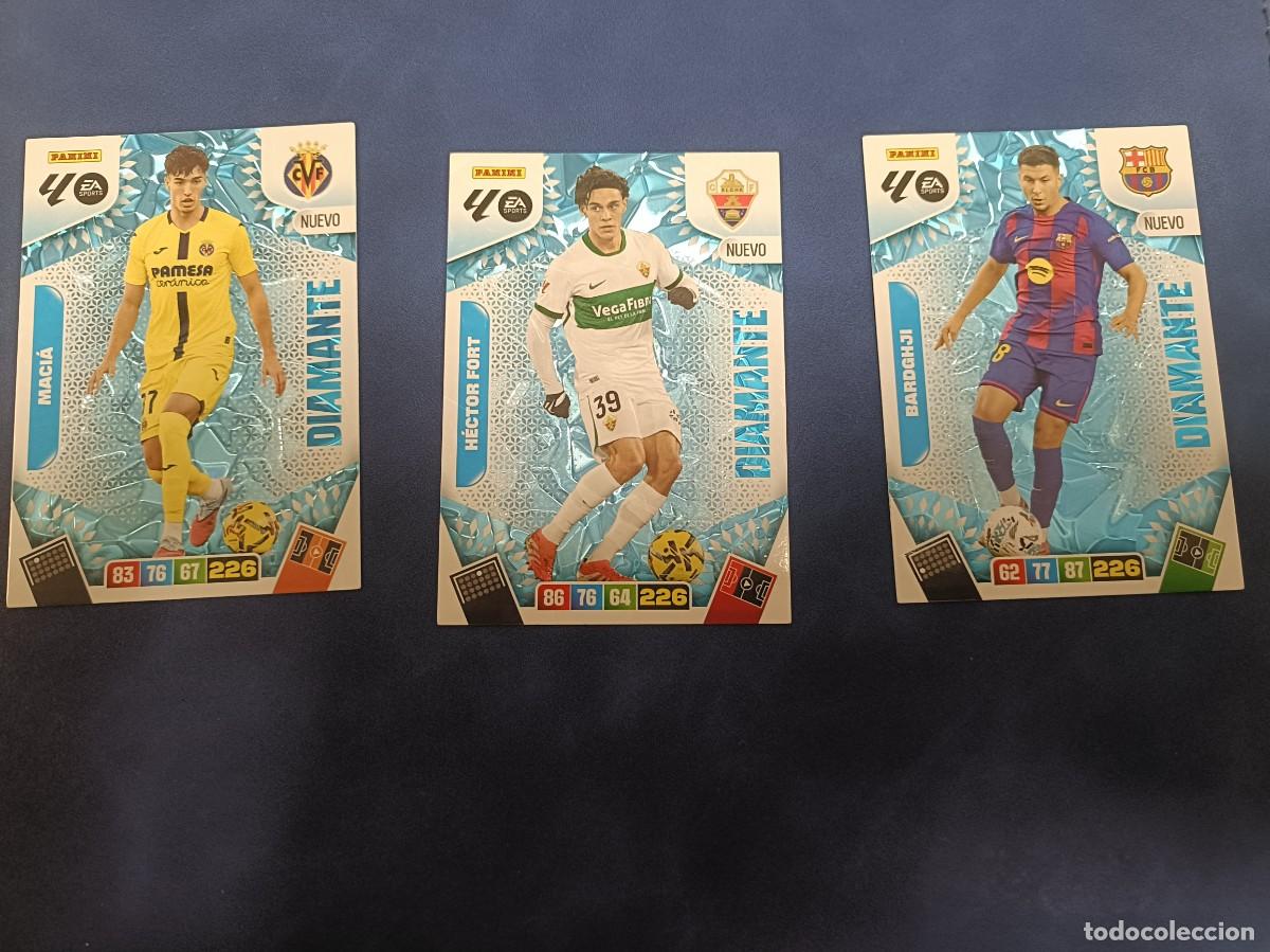 Cromos de F&uacute;tbol: Lote diamante Maci&aacute; H&eacute;ctor fort bardghji Adrenalyn XL 25 26 fc Barcelona elche Villarreal 2025 2026