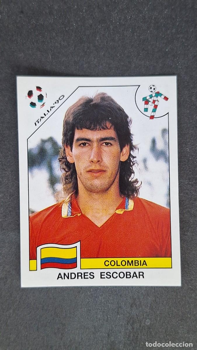 Cromos de F&uacute;tbol: L3 ANDRES ESCOBAR SELECCION COLOMBIA 291 MUNDIAL ITALIA 90 1990 PANINI NUNCA PEGADO SIN PEGAR