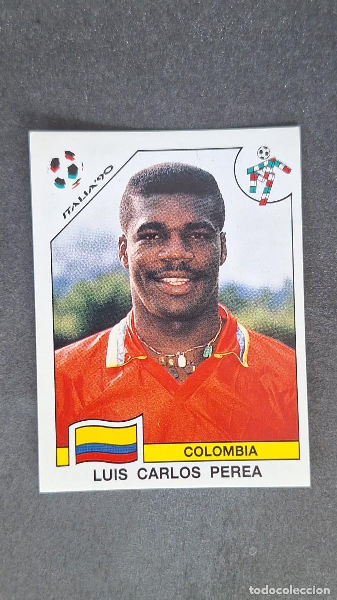 Cromos de F&uacute;tbol: L3 LUIS CARLOS PEREA SELECCION COLOMBIA 292 MUNDIAL ITALIA 90 1990 PANINI NUNCA PEGADO SIN PEGAR