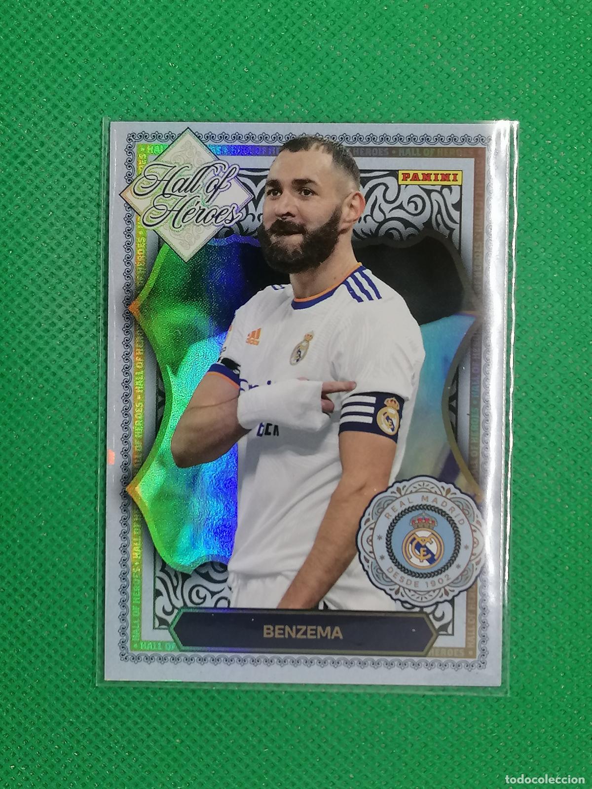 Cromos de F&uacute;tbol: HH9 BENZEMA HALL OF HEROES ⚽ PANINI CLUB REAL MADRID CARD 25 26 2025 2026 ⚽