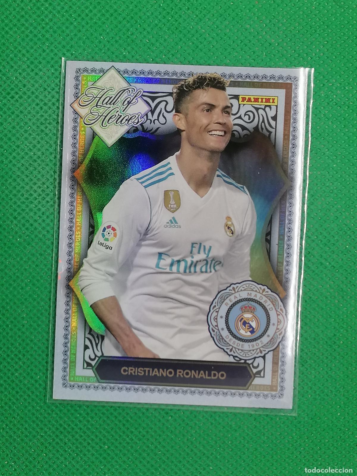 Cromos de F&uacute;tbol: HH10 CRISTIANO RONALDO HALL OF HEROES ⚽ PANINI CLUB REAL MADRID CARD 25 26 2025 2026 ⚽