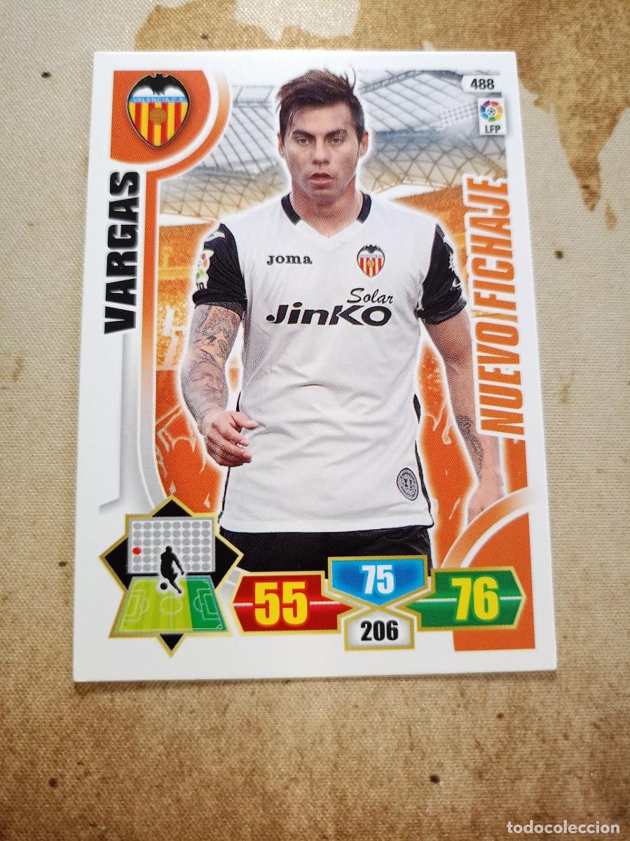 Cromos de F&uacute;tbol: Nuevo Fichaje 488 VARGAS Adrenalyn 2013-14
