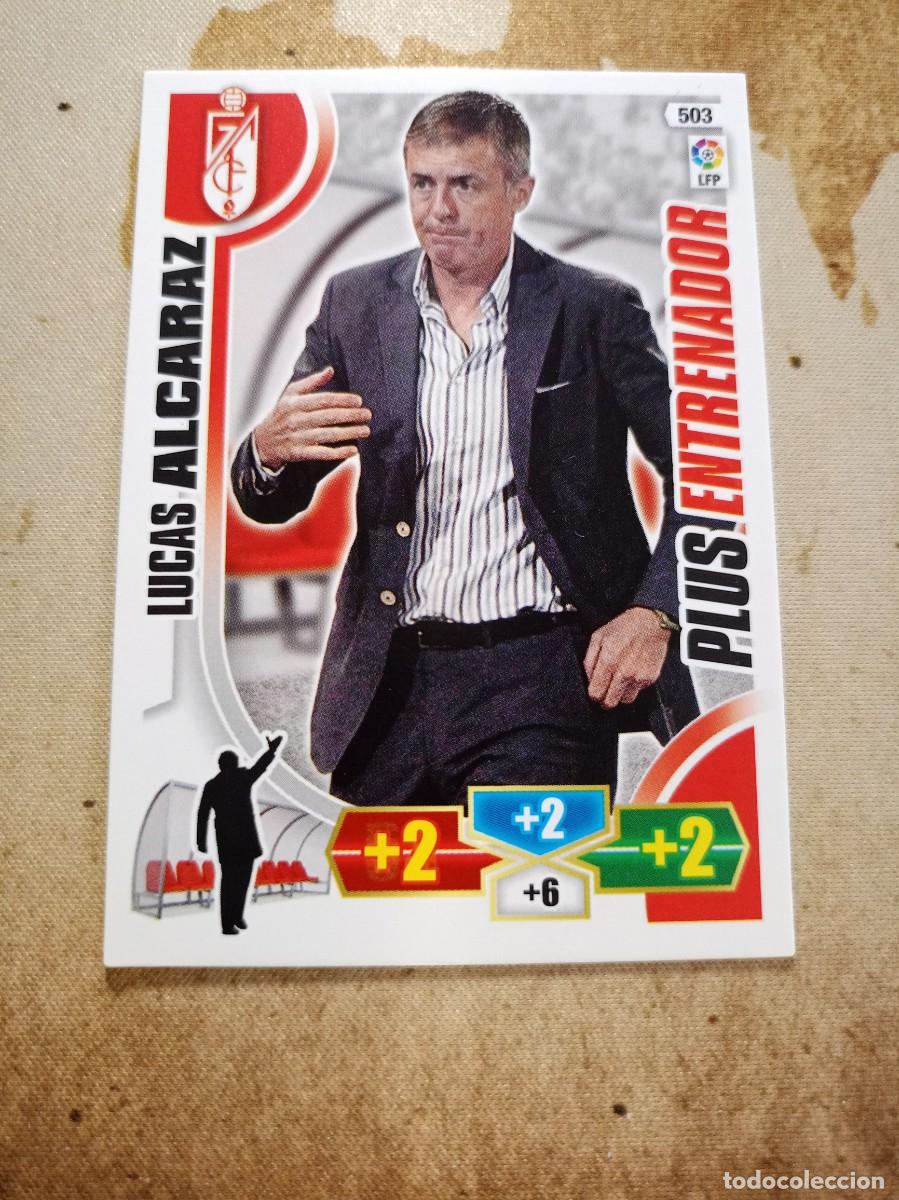 Cromos de F&uacute;tbol: Plus Entrenador 503 LUCAS ALCARAZ Adrenalyn 2013-14