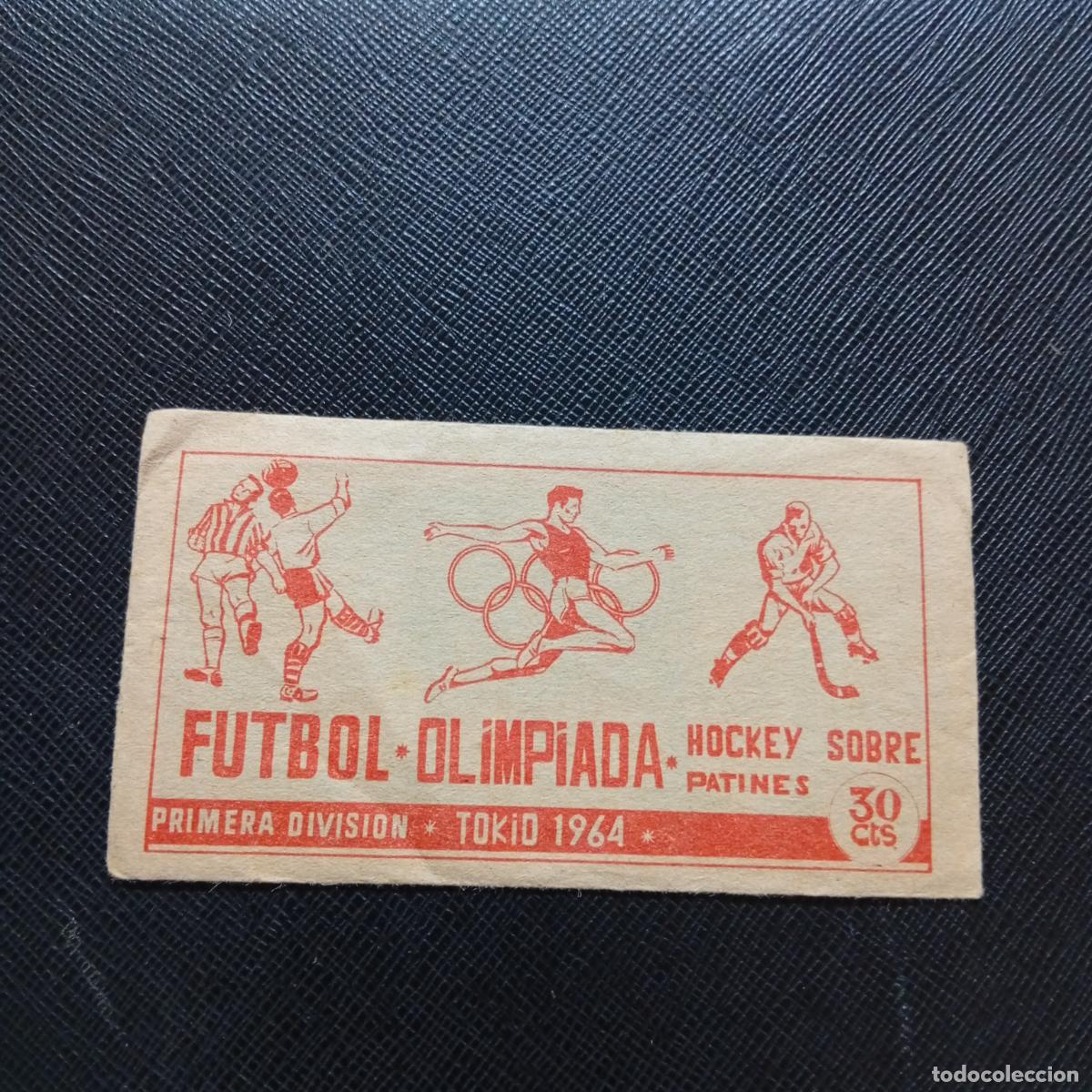Cromos de F&uacute;tbol: FUTBOL OLIMPIADAS TOKIO 1964 FUTBOL 64 CROMO - SOBRE SIN ABRIR