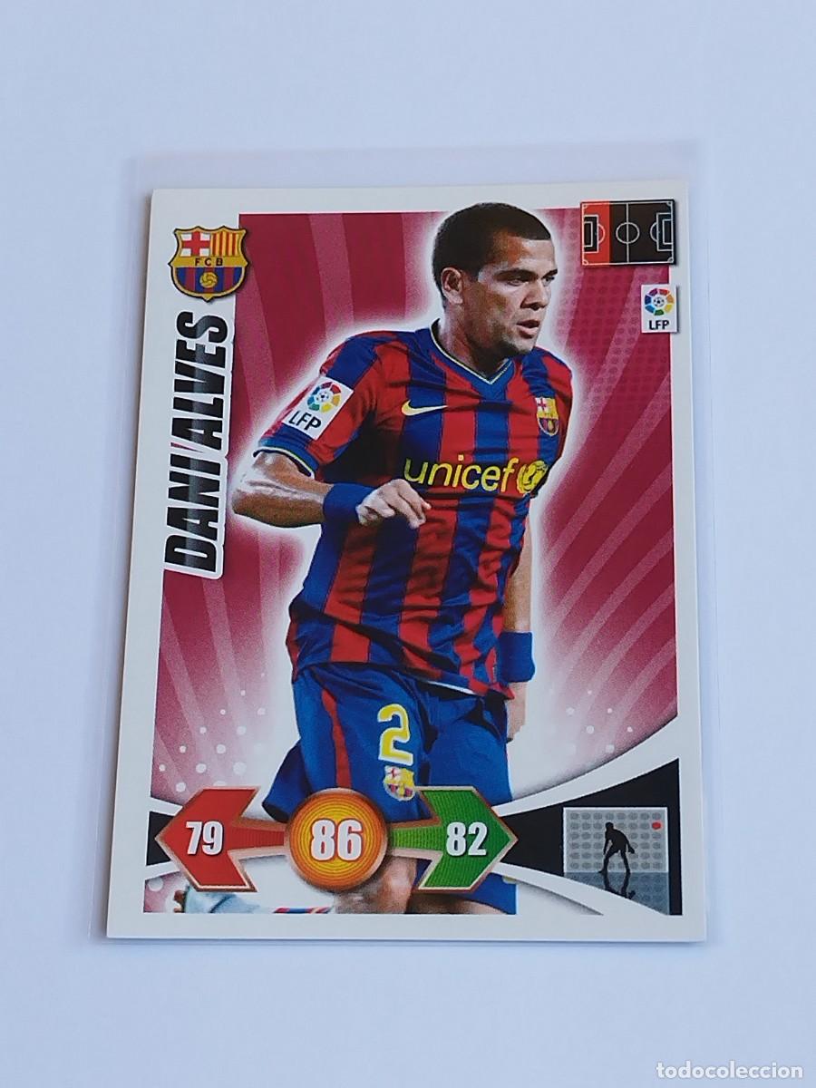 Cromos de F&uacute;tbol: DANI ALVES FC BARCELONA - ADRENALYN XL LA LIGA 2009 2010 - PANINI 09 10 CROMO FUTBOL