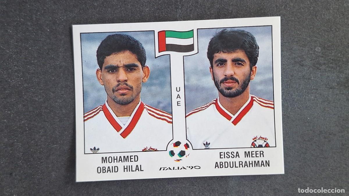 Fu&szlig;ball-Sticker: L3 HILAL - ABDULRAHMAN SELECCION EMIRATOS ARABES 308 MUNDIAL ITALIA 90 PANINI NUNCA PEGADO SIN PEGAR