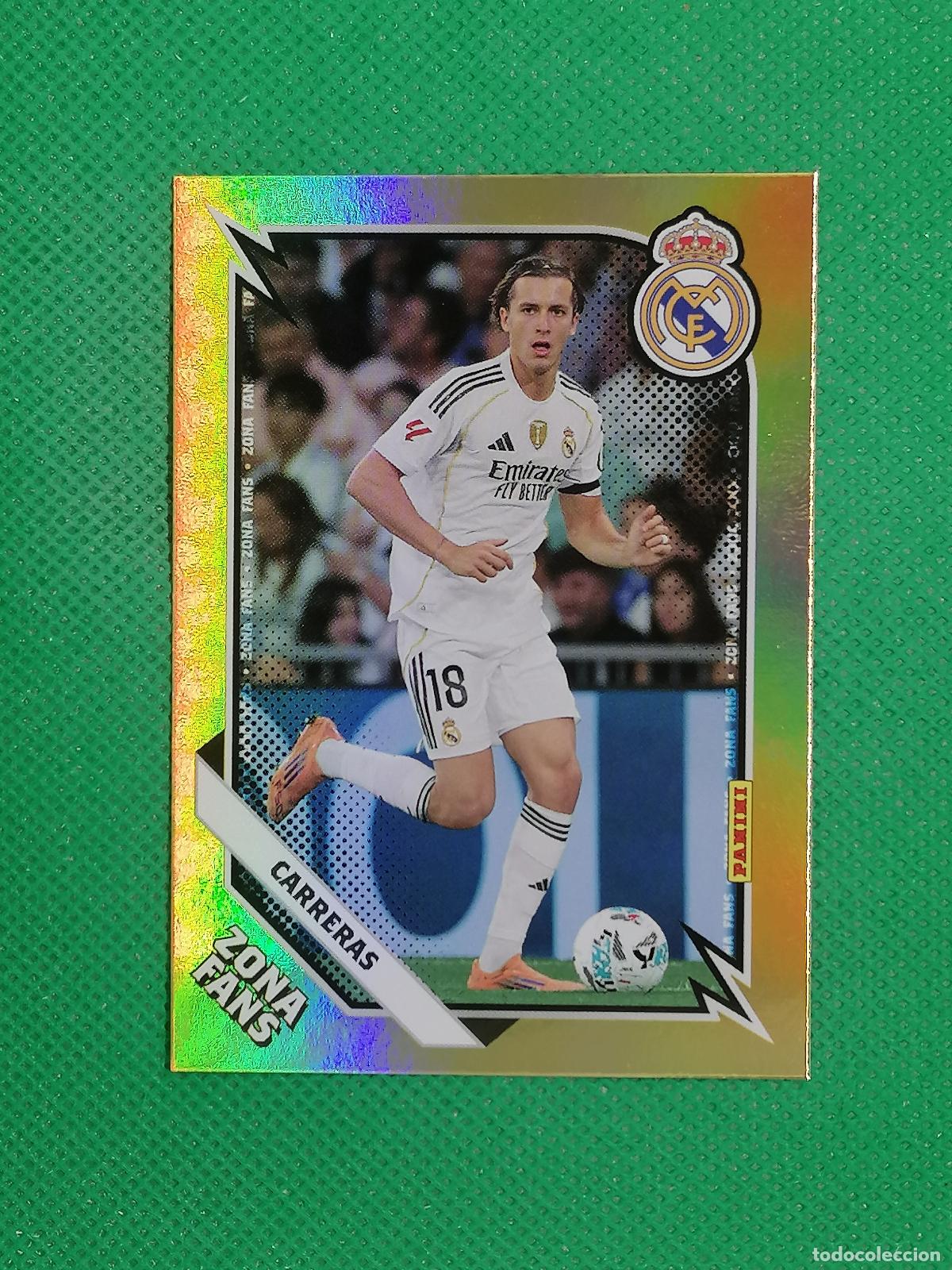 Cromos de F&uacute;tbol: KO 35 KO35 CARRERAS KROMIX ZONA FANS ⚽ PANINI CLUB REAL MADRID CARD 25 26 2025 2026 ⚽