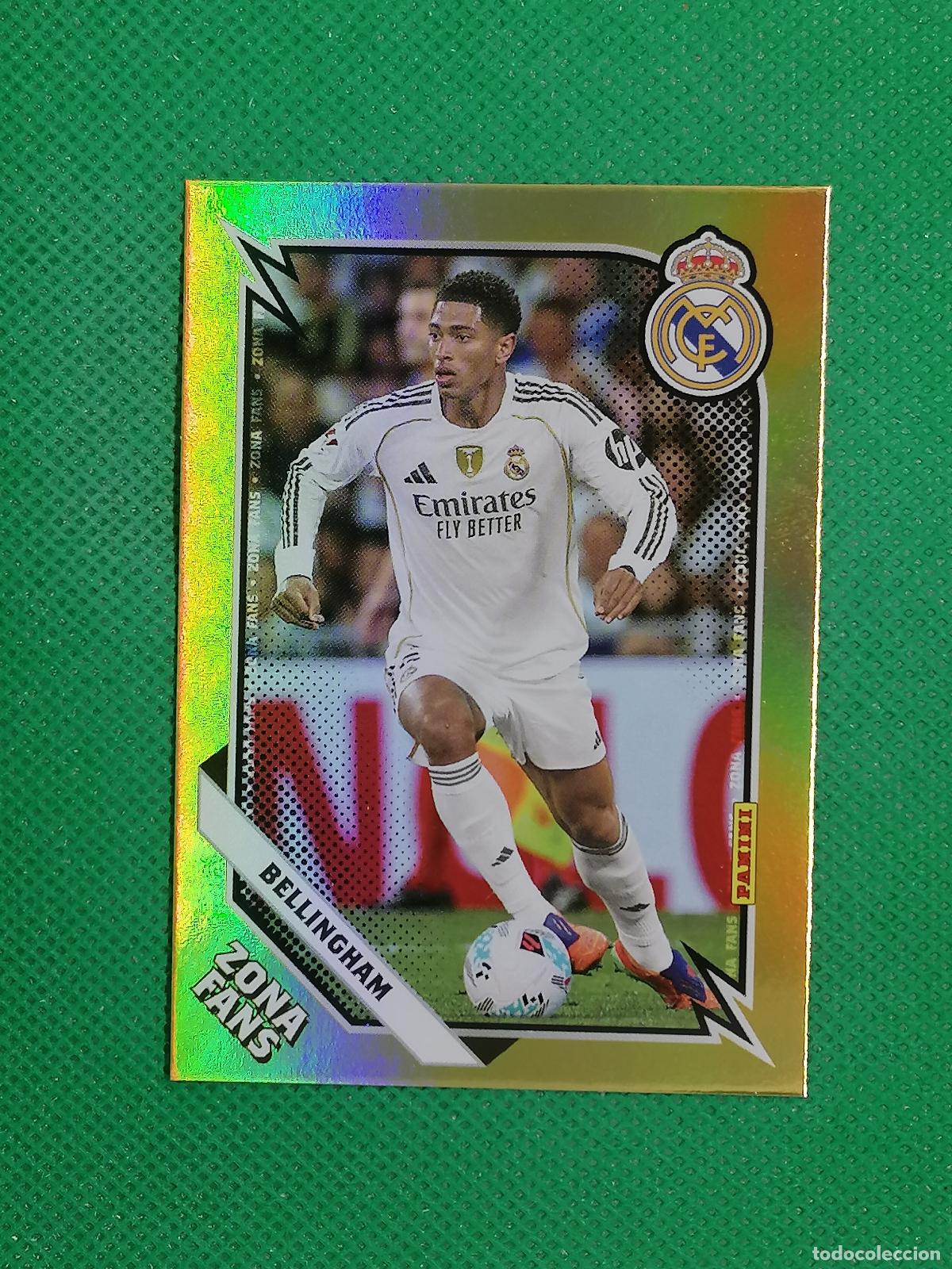 Cromos de F&uacute;tbol: KO 38 KO38 BELLINGHAM KROMIX ZONA FANS ⚽ PANINI CLUB REAL MADRID CARD 25 26 2025 2026 ⚽