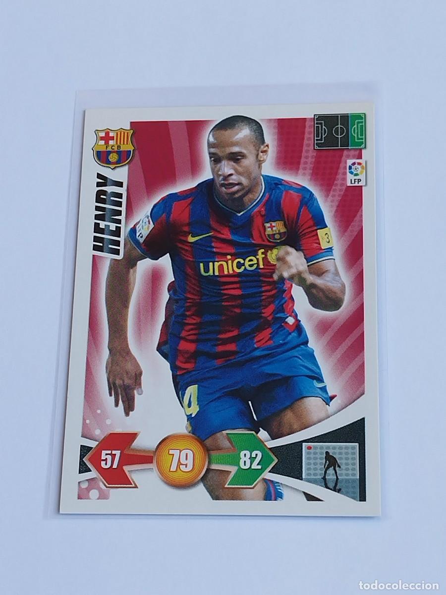 Cromos de F&uacute;tbol: HENRY FC BARCELONA - ADRENALYN XL LA LIGA 2009 2010 - PANINI 09 10 CROMO FUTBOL