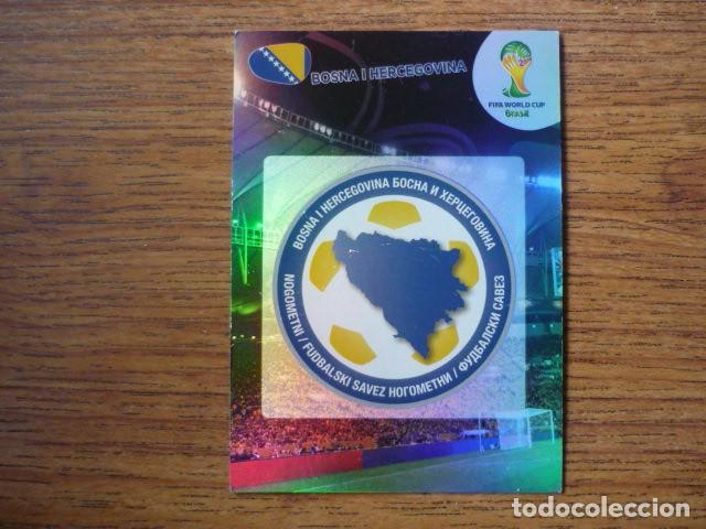 Cromos de F&uacute;tbol: ADRENALYN PANINI FIFA WORLD CUP BRASIL 2014 37 ESCUDO (BOSNIA HERCEGOVINA) - MUNDIAL 14