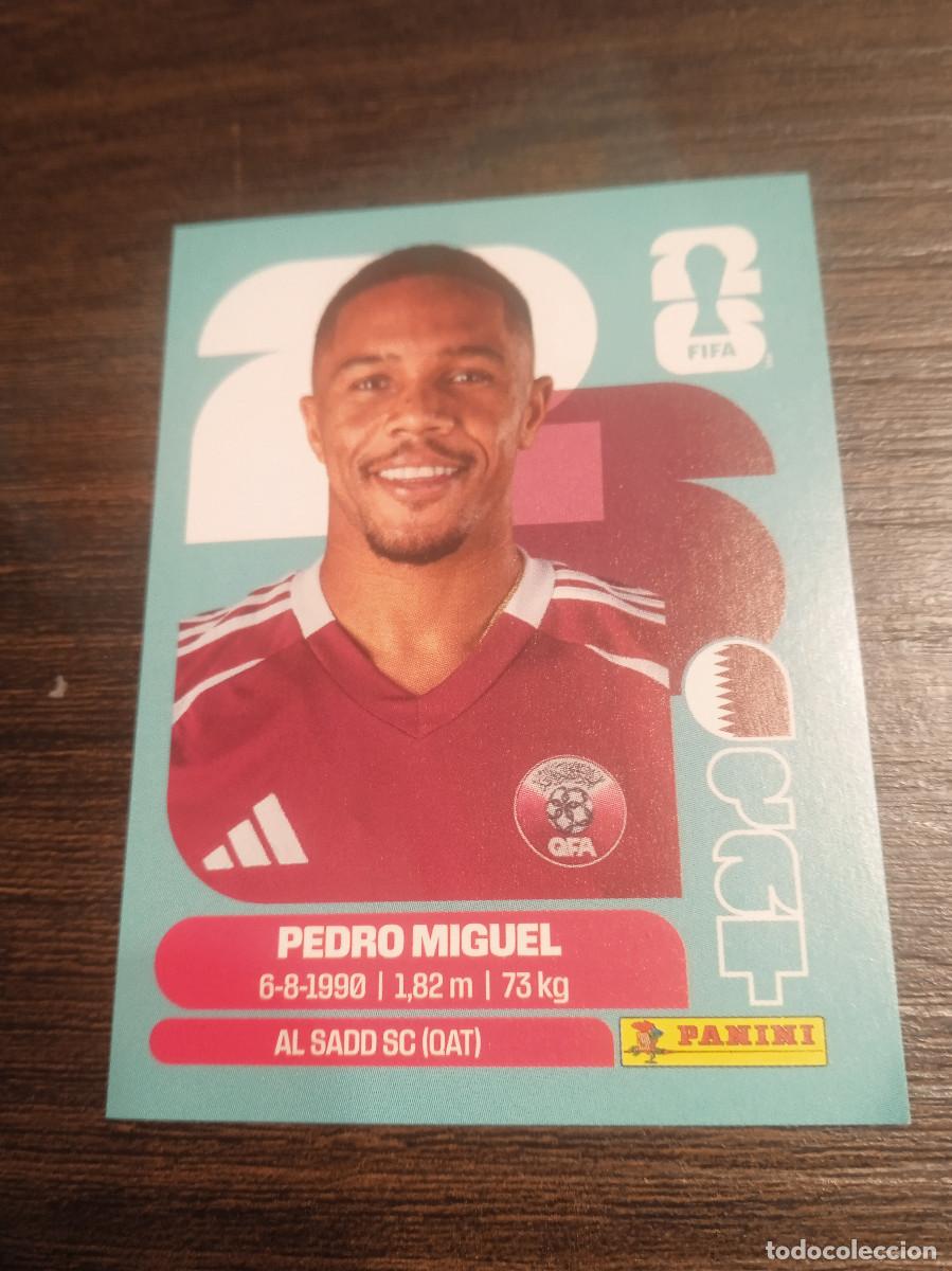 Cromos de F&uacute;tbol: Cromo Mundial Futbol 2026 Panini canada usa Mexico Qatar Pedro Miguel QAT 7