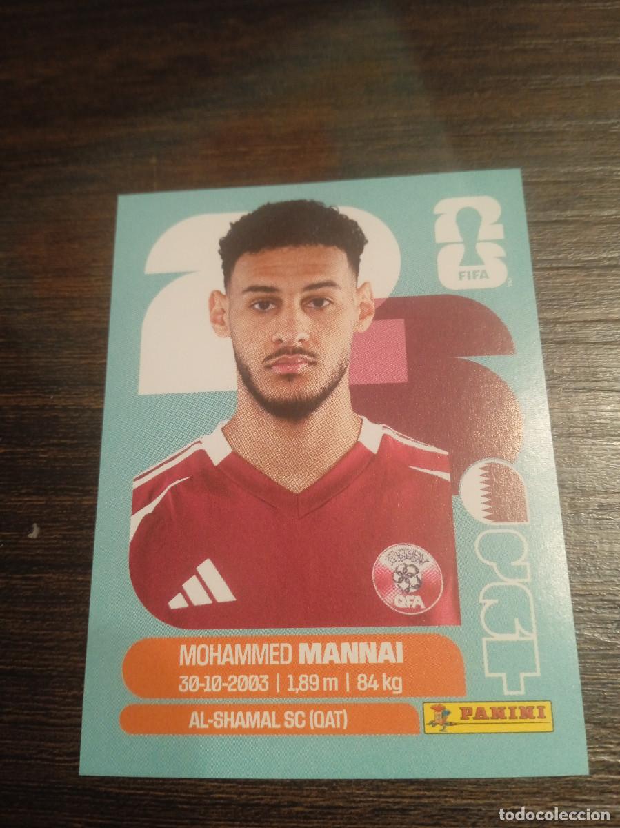 Cromos de F&uacute;tbol: Cromo Mundial Futbol 2026 Panini canada usa Mexico Qatar Mohammed Mannai QAT 9