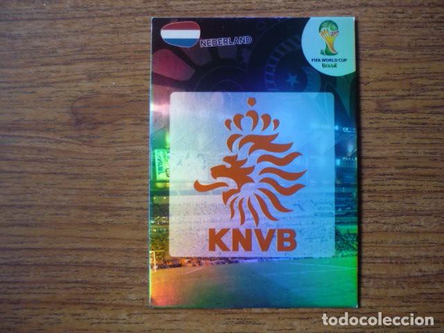 Cromos de F&uacute;tbol: ADRENALYN PANINI FIFA WORLD CUP BRASIL 2014 250 ESCUDO LOGO (HOLANDA) - MUNDIAL 14
