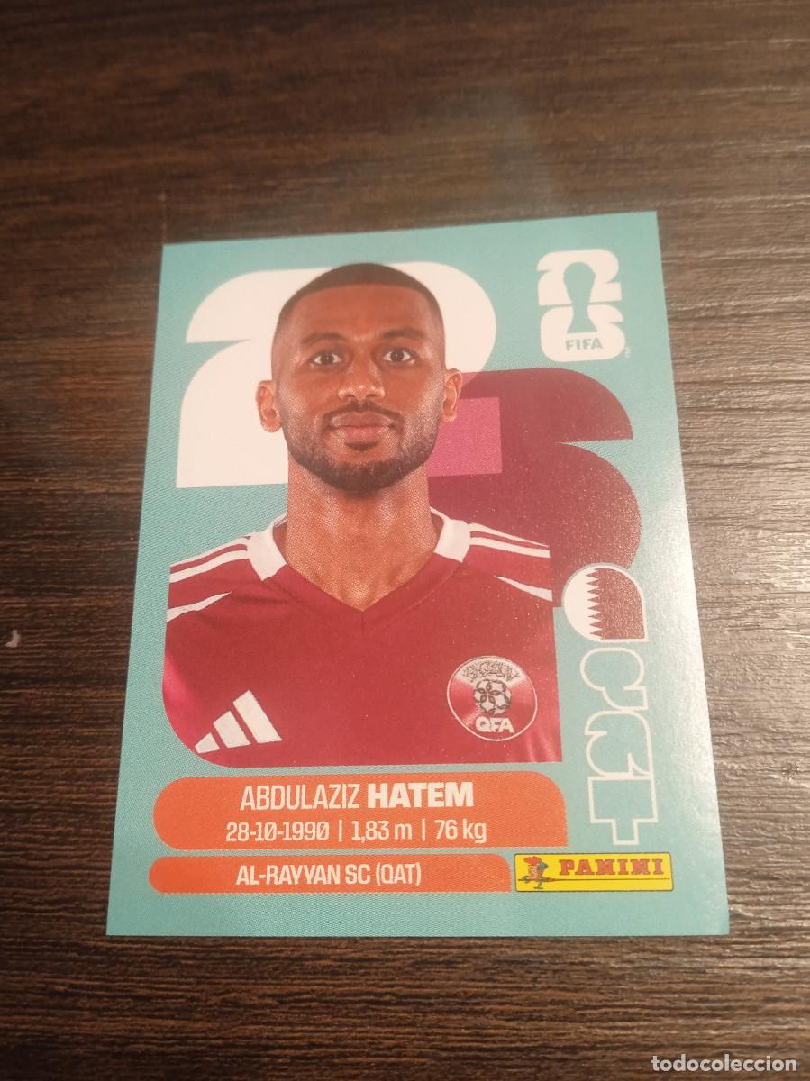 Cromos de F&uacute;tbol: Cromo Mundial Futbol 2026 Panini canada usa Mexico Qatar Abdulaziz Hatem QAT 15