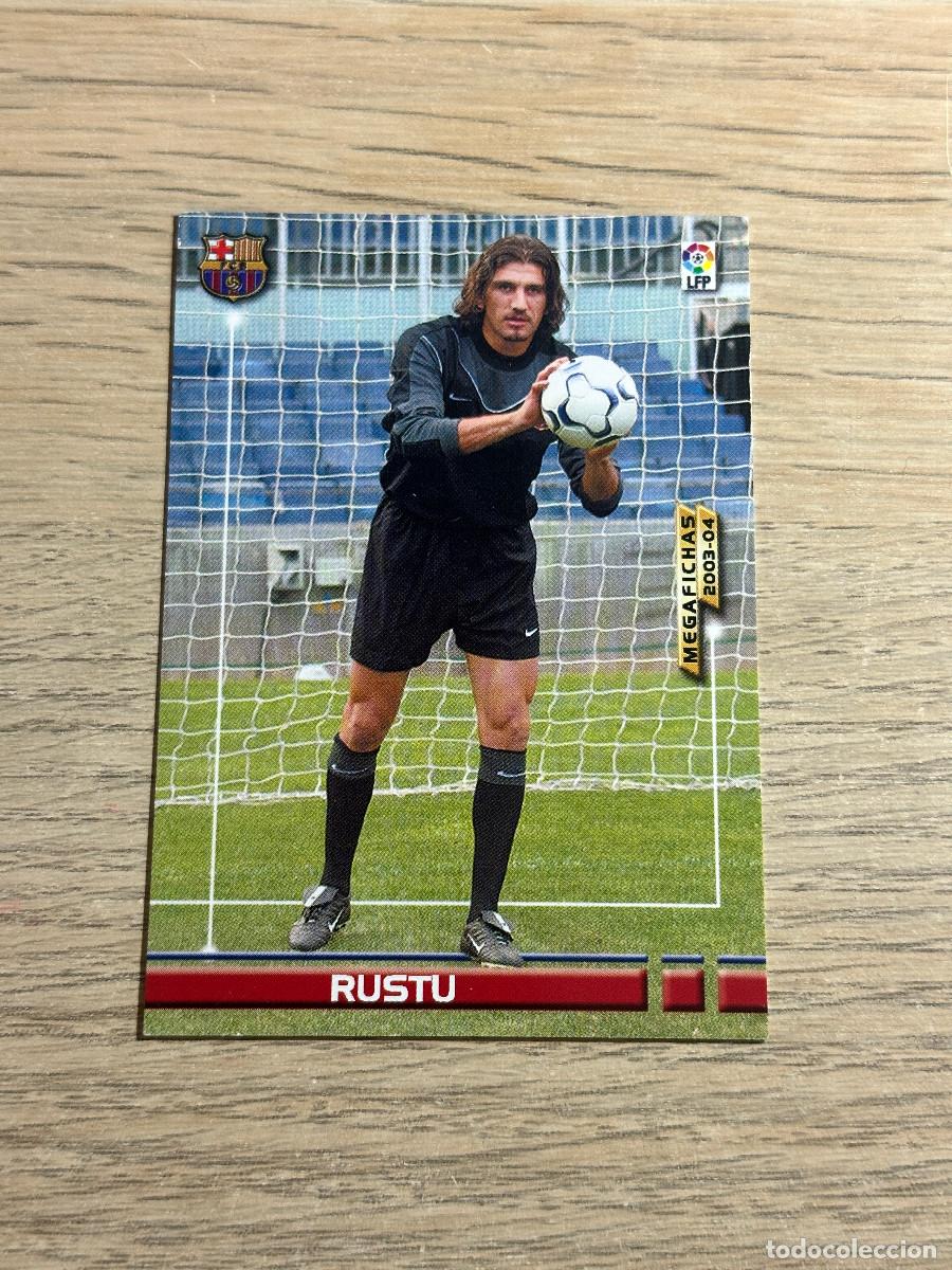 Cromos de F&uacute;tbol: RUSTU n&ordm; 57 FC BARCELONA MEGAFICHAS 2003 2004 PANINI 03 04