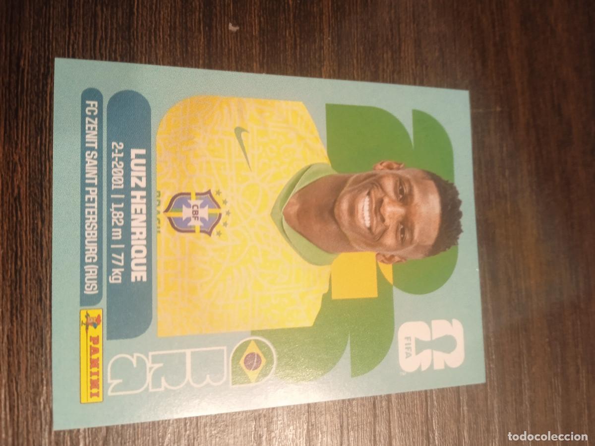 Cromos de F&uacute;tbol: Cromo Mundial Futbol 2026 Panini canada usa Mexico Brasil Luiz Henrique BRA 12
