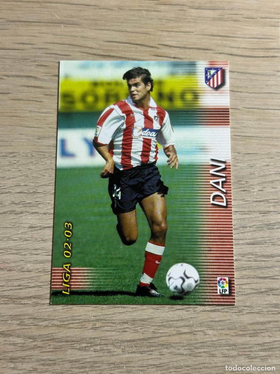 Cromos de F&uacute;tbol: DANI n&ordm; 50 ATLETICO DE MADRID MEGACRACKS MEGAFICHAS 2002 2003 PANINI 02 03