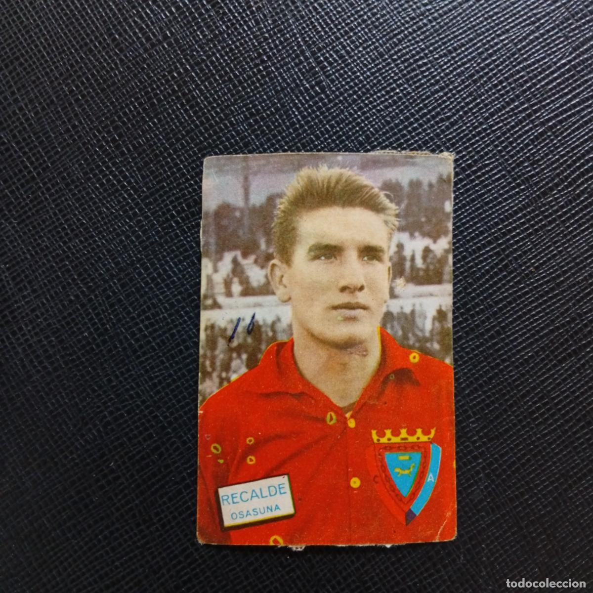 Cromos de F&uacute;tbol: RECALDE OSASUNA FHER 1961 1962 CROMO FUTBOL LIGA 61 62 - DESPEGADO - A103 PG361