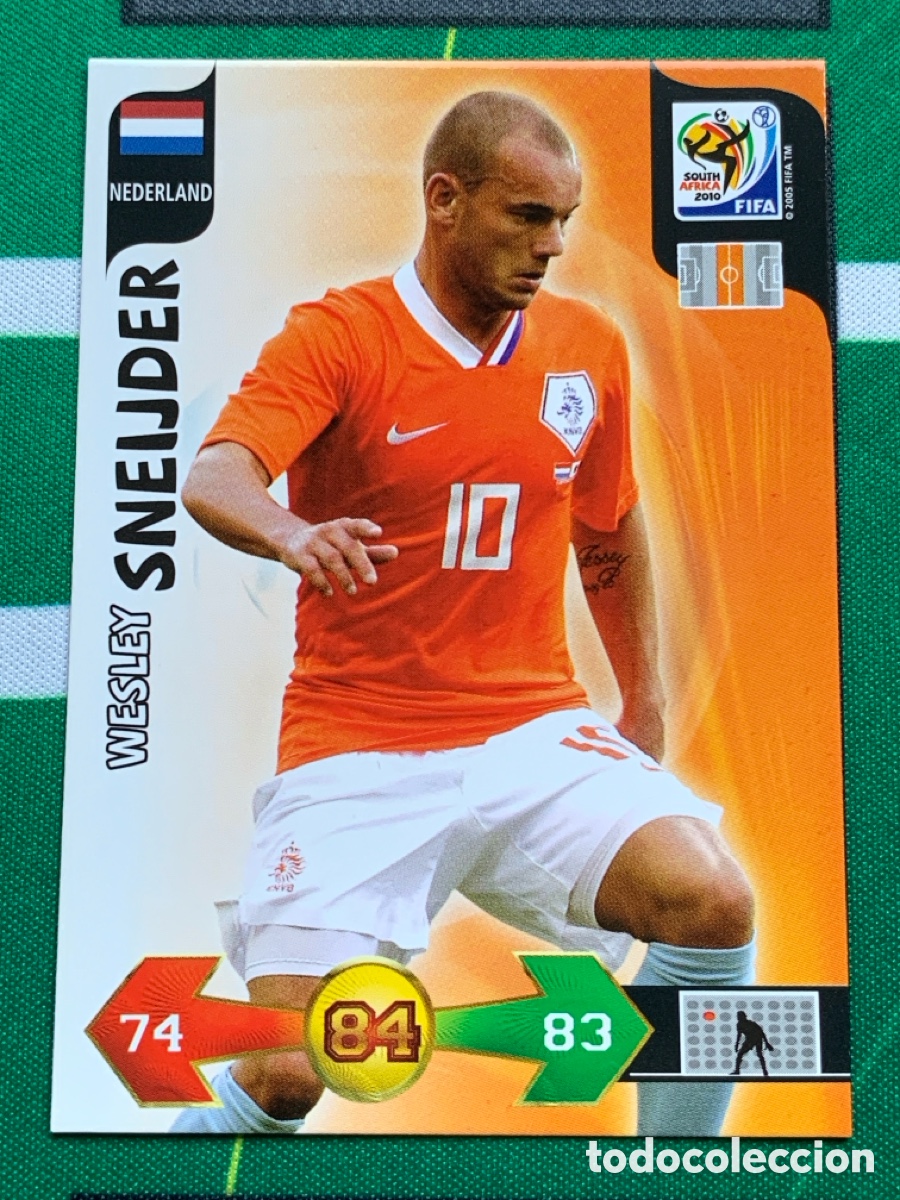 Fu&szlig;ball-Sticker: 245 Wesley Sneijder Nederland Base card ADRENALYN XL MUNDIAL SOUTH AFRICA 2010 FIFA WORLD CUP PANINI