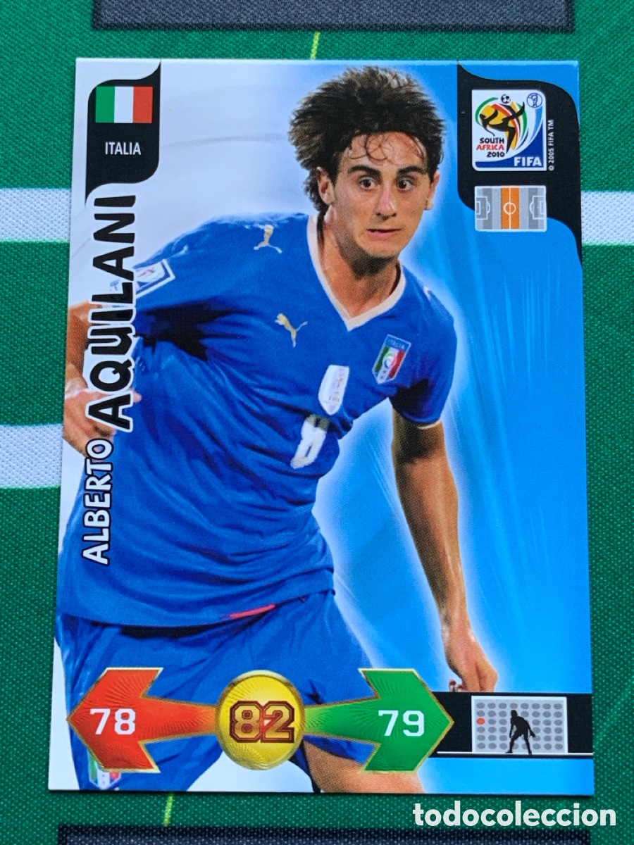 Fu&szlig;ball-Sticker: 203 Alberto Aquilani Italia Base card ADRENALYN XL MUNDIAL SOUTH AFRICA 2010 FIFA WORLD CUP PANINI