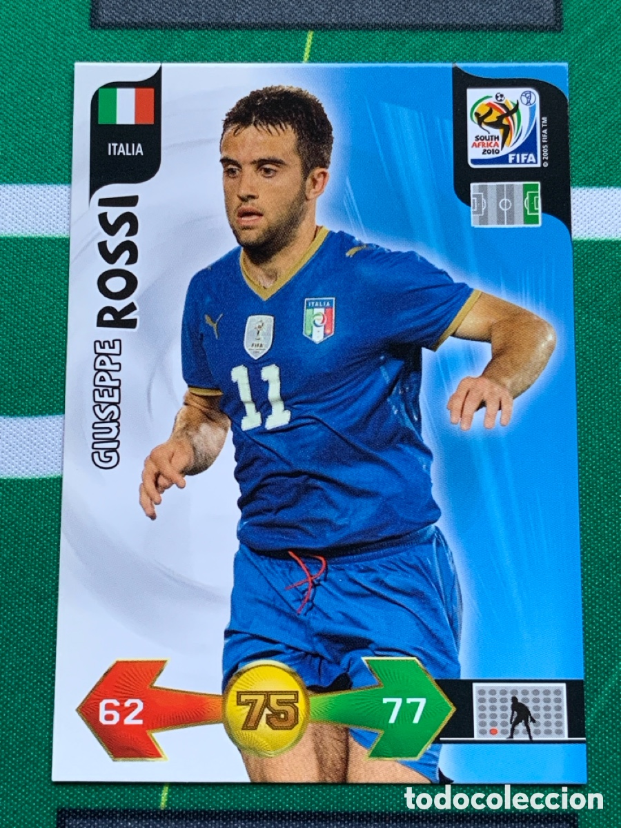 Fu&szlig;ball-Sticker: 209 Giuseppe Rossi Italia Base card ADRENALYN XL MUNDIAL SOUTH AFRICA 2010 FIFA WORLD CUP PANINI