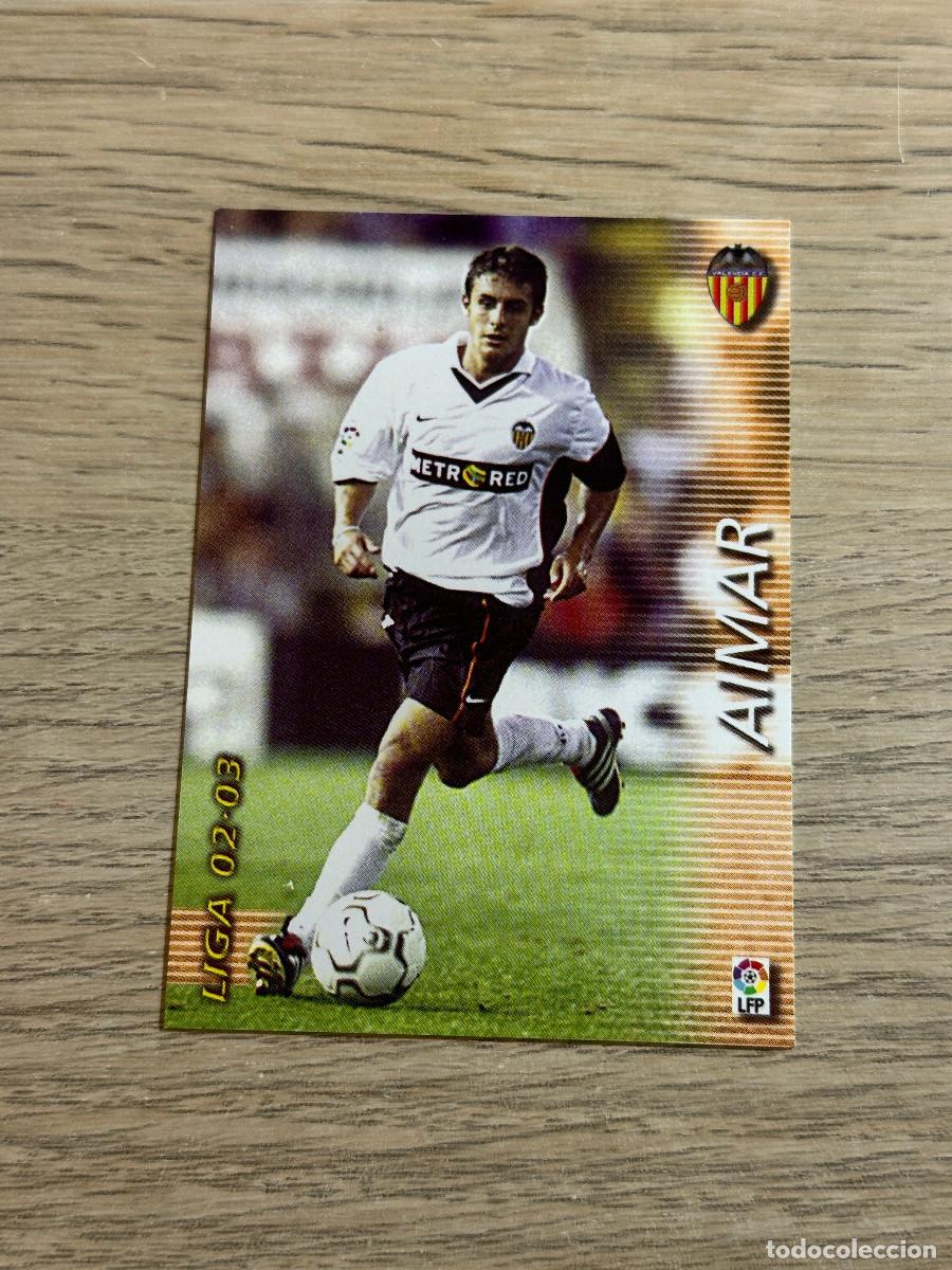 Cromos de F&uacute;tbol: AIMAR n&ordm; 320 VALENCIA MEGAFICHAS 2002 2003 MEGACRACKS PANINI 02 03