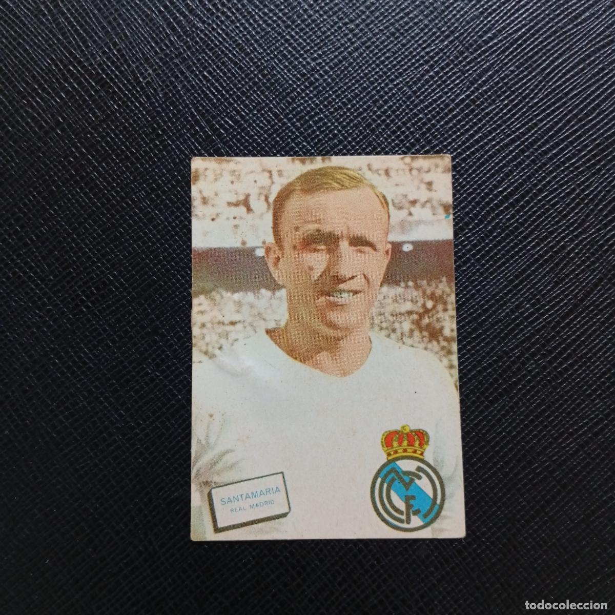 Cromos de F&uacute;tbol: SANTAMARIA REAL MADRID FHER 1961 1962 CROMO FUTBOL LIGA 61 62 - SIN PEGAR - A103 PG361